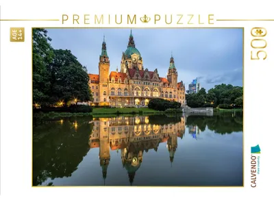 Produktbild von CALVENDO Puzzle Am Maschteich | 500 Teile Lege-Größe 48 × 36 cm Foto-Puzzle für Erwachsene