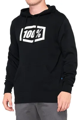 Immagine prodotto di 100% Icon Felpa con cappuccio nera M