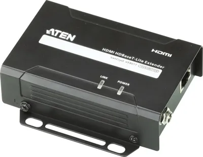 Obrázok produktu pre ATEN VE801T, 3840 x 2160 px, AV vysielač, 70 m, Čierna, HDCP