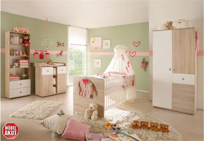 Produktbild von Babyzimmer Wiki 3-teilig Sonoma Eiche Nachbildung