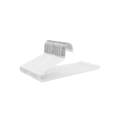 Productafbeelding van Kledinghangers deluxe - Metalen broekhangers - 20 stuks - Broekhangers - Ruimtebesparend - 38x13 cm