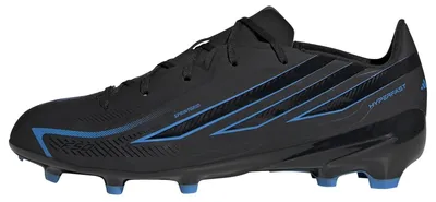 Image de adidas F50 Hyperfast League Fg J - cblack/cblack/lurabl, taille : 33,5