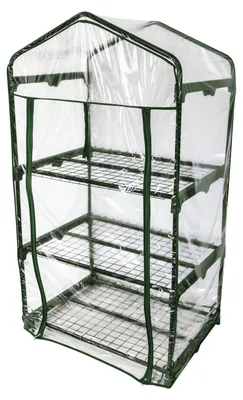Produktbild von Windhager 07057, Hitzeschutz, Snow protection, Wasserfest, Windschutz, Topfpflanze, Schwarz, Transparent, Stahl, 680 mm, 490 mm