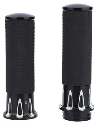 Obrázok produktu pre 1" 25 mm univerzálny kryt riadidiel na motocykel, protišmyková gumová rukoväť, čierna