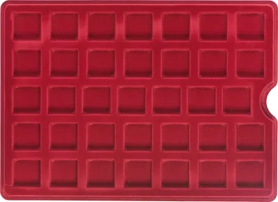 Produktbild von MC.Sammler Münztableau für 35 Münzen - 32mm x 32mm