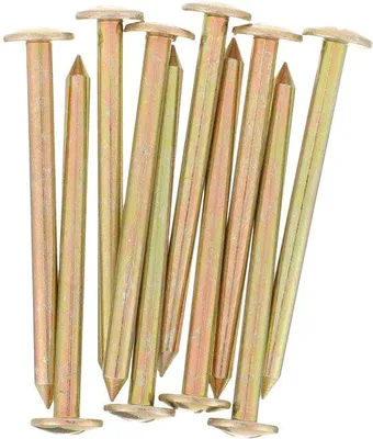 Immagine prodotto di Set di picchetti in acciaio inossidabile, confezione da 10, zincati, per delimitare proprietà, con linea rossa, per prati, fossati in acciaio