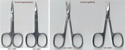 Produktbild von Hautschere 9 cm f.Linkshänder rostfrei 1 St
