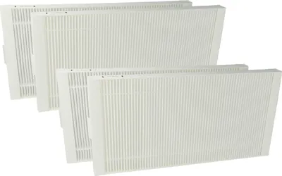 Produktbild von vhbw 4x Pollenfilter kompatibel mit Tecalor THZ, 504, 404, 304 Lüftungsgerät - Luftfilter F7 Weiß