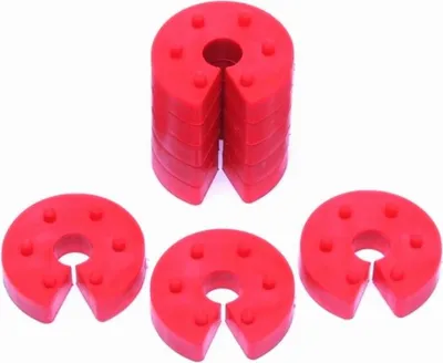 Image de 8x TA-Technix Kit pare-chocs limiteur de débattement / clips STICK-it 12mm