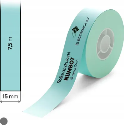 Image de Papier autocollant thermique pour imprimante Niimbot H1S 15 x 7,5 m