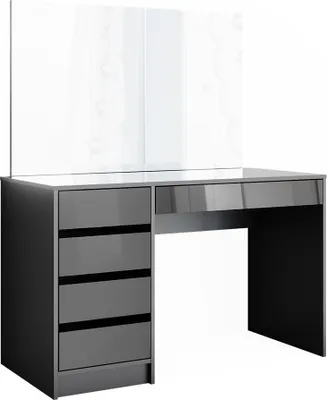 Produktbild von Vicco Schminktisch Sherry, 120 cm, Anthrazit Hochglanz