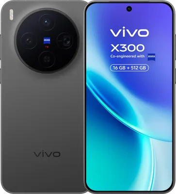 Zdjęcie produktu dla VIVO X300, 16 cm (6.31"), 16 GB, 512 GB, 200 MP, Android 16.0, Czarny