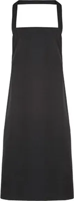 Obrázok produktu pre Premier Workwear PR102 | Bavlnená zástera (bez vrecka) - 60 x 87 cm - Farba: čierna - Rozmer: 60 x 87 cm