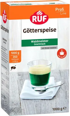 Immagine prodotto di RUF 6770575009 RUF Götterspeise Waldmeister-Geschmack 1,0 kg, 1 St.