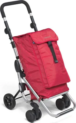 Zdjęcie produktu dla Foppapedretti Go Up, Torba wózek, Aluminium, Czarny, Czerwony, Aluminium, Tkanina, Guma, Pianka termiczna, Monochromatyczny, Go Up, 6 l
