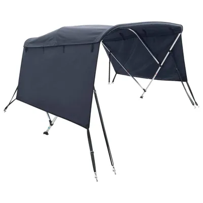 Obrázek produktu pro Bimini stříška se 3 oblouky a bočnicemi 183x(185–198)x137 cm
