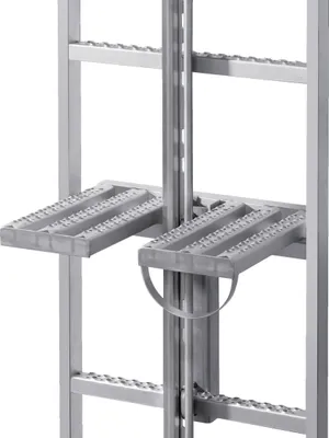 Produktbild von Hailo klappbares Ruhepodest zweiteilig aus Aluminium