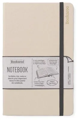 Image de Bookaroo Carnet de notes Journal A5 - Crème
