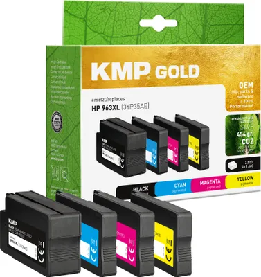 Immagine prodotto di KMP GOLD Patrone HP 963XL (3YP35AE) Multipack C/M/Y/B rigenerato
