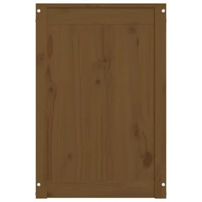 Produktbild von vidaXL Wäschetruhe Honigbraun 88,5x44x66 cm Massivholz Kiefer