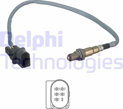 Produktbild von DELPHI Lambdasonde für BMW 3 Touring (E91) Beheizt 515mm ES20549-12B1