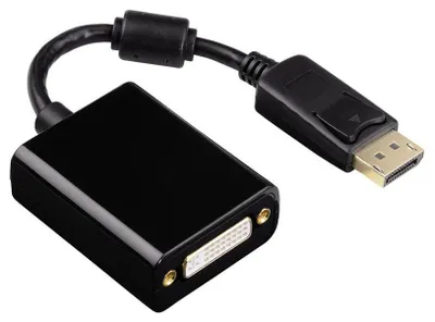 Zdjęcie produktu dla hama 00053767 hama DisplayPort/DVI-D Adapter schwarz