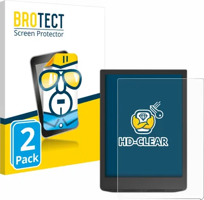 Produktbild von 2x Für PocketBook InkPad 4 Schutzfolie BROTECT Displayschutz Display Schutz Folie Klar Transparent