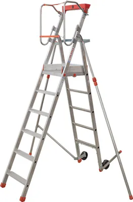 Produktbild von Facal Platea Podesttreppe Aluminium S300 6 Stufen