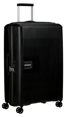 Produktbild von Aerostep Spinner L erweiterbarer Koffer 77 cm schwarz mit Gepäckanhängern