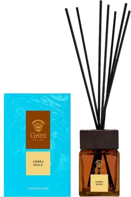 Obrázok produktu pre Gritti Venetia Ambra Miele, Fľaštička s vôňou, Trstinový aromatický difuzér, 0,25 L