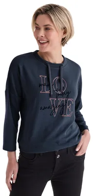 Produktbild von Stooker Women STCLEA Damen Sweatshirt 3/4-Arm Regular Fit 48/50 navy blazer