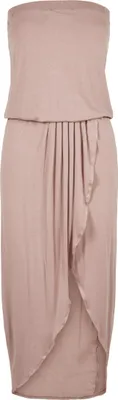 Produktbild von Urban Classics Ladies - Viscose Bandeau Kleid dusk rose - M
