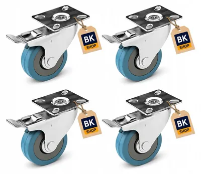 Produktbild von BKshop Satz Lenkrollen 160 kg Möbelrollen 50 mm 4 Stück
