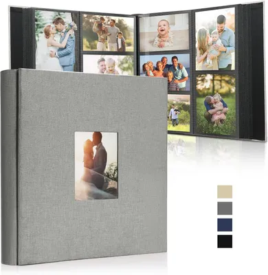 Produktbild von Fotoalbum 1000 Fotos, 10x15 cm, Leinenbindung, für Familie