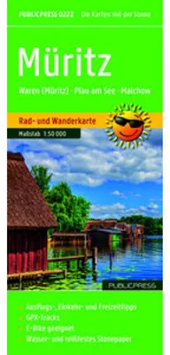 Immagine prodotto di Müritz, carta ciclistica ed escursionistica 1:50.000, Publicpress