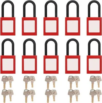 Image de Kit de sécurité électrique - 10 pièces - Jeu de clés - Combinaison de sécurité