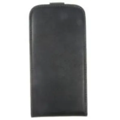 Produktbild von Slim Leder Flip Handyhülle für Galaxy S4 I9500 Schwarz Schutz Tasche