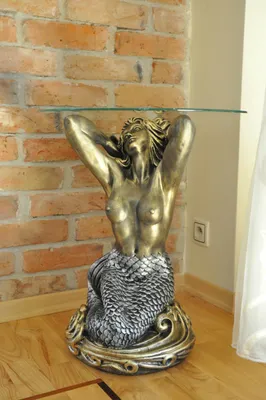 Immagine prodotto di Tavolino Medusa Design Tavolino in vetro Tavoli laterali Divano Classico 56cm