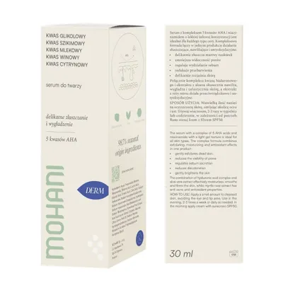 Immagine prodotto di Siero esfoliante rigenerante con cinque acidi AHA 30ml