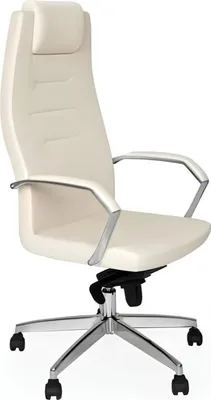 Produktbild von Weißer Sessel Designer Stuhl Bürostühle Drehstuhl Chefsessel Einsitzer