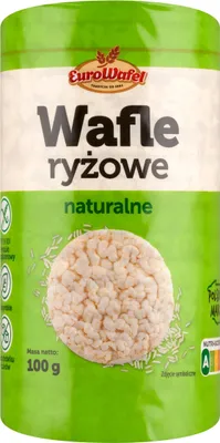 Obrázek produktu pro Wafle ryżowe naturalne Eurowafel 100 g
