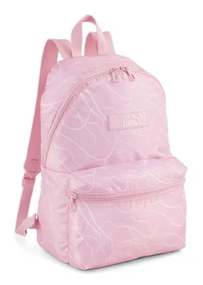 Produktbild von Puma Core Pop Backpack 12 Liter Rucksack 079855 pink lillac graffiti aop