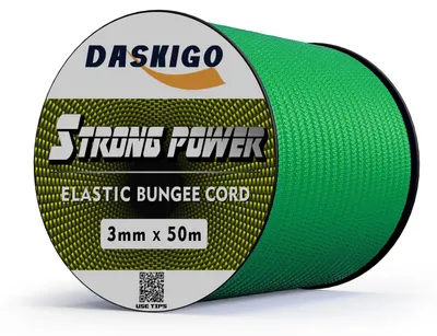 Productafbeelding van Bungee Cord Elastische Schokband 3mm x 50M