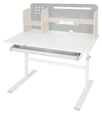 Obrázek produktu pro Kondela Rostoucí psací stůl Odin - šedá / bílá
