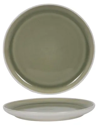 Obrázok produktu pre Raňajkový tanier matná biela zelená ø21,4 cm 6 kusov