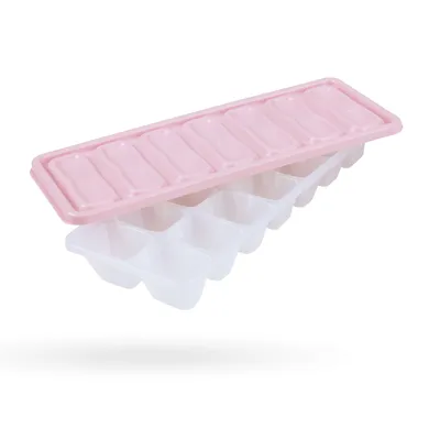 Immagine prodotto di Stampo per cubetti di ghiaccio rosa, set da 8 pezzi