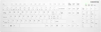 Zdjęcie produktu dla Contour Design Active Key AK-C8112, Pełnowymiarowy (100%), Bezprzewodowy, RF Wireless, Przełącznik nożycowy, QWERTZ, Biały