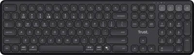 Zdjęcie produktu dla Trust Vaiya, Pełnowymiarowy (100%), Bezprzewodowy, RF Wireless + Bluetooth, QWERTZ, Czarny
