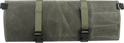 Produktbild von Koch Messer Roll Bag,Wachs Leinwand Messer Case Lagerung,Tragbare Koch Messer Tasche,7 Slots Messer Besteck Werkzeug Roll Case für Camping Wandern