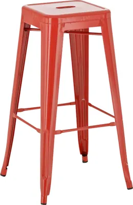 Produktbild von TPFLiving Barhocker Joy Metall Rot